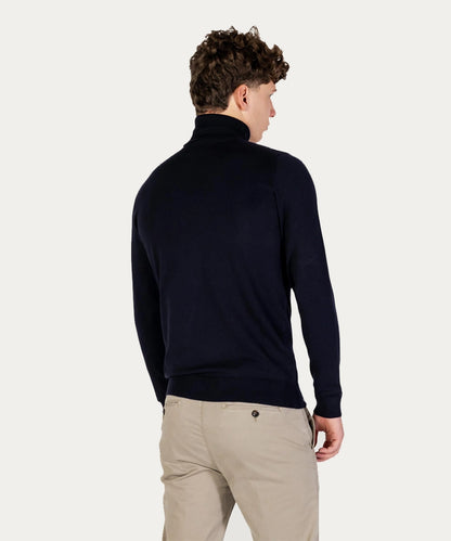 Men Turtleneck Knit Sweater
