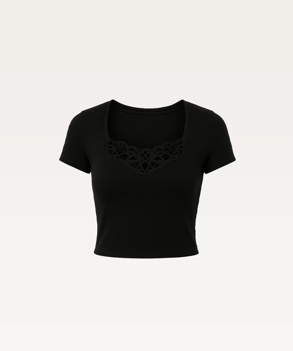Short Sleeve Crop Top