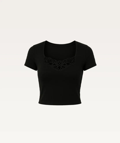 Short Sleeve Crop Top