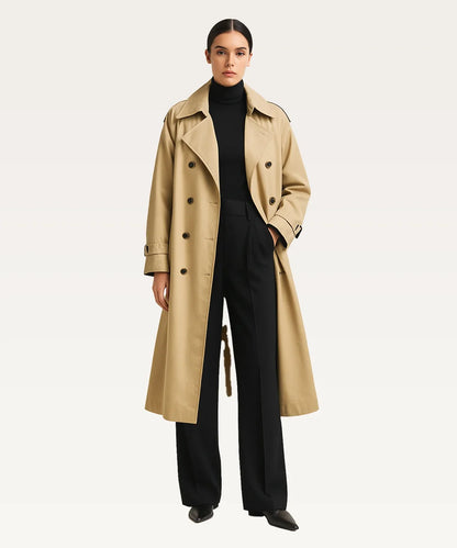 Mid-Length Trench Coat