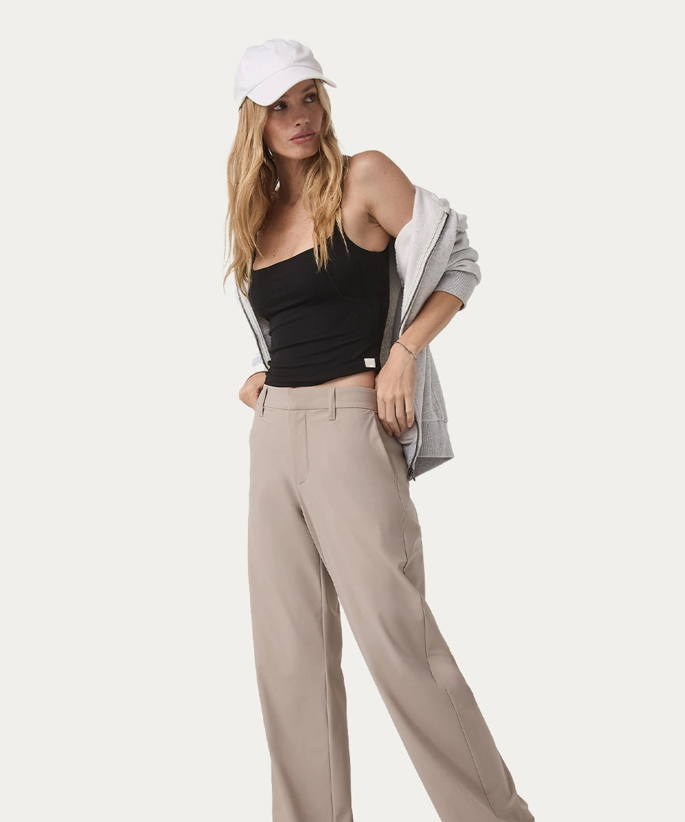 High Waist Tailored Pants