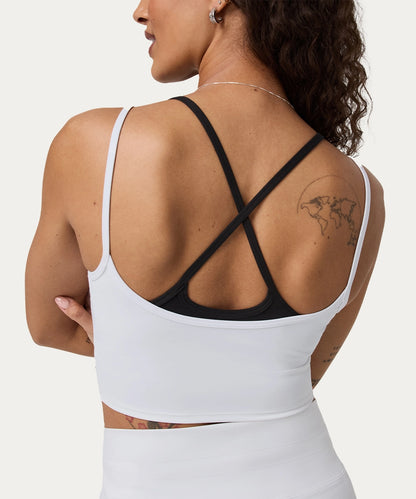 Women Strappy Crop Tank