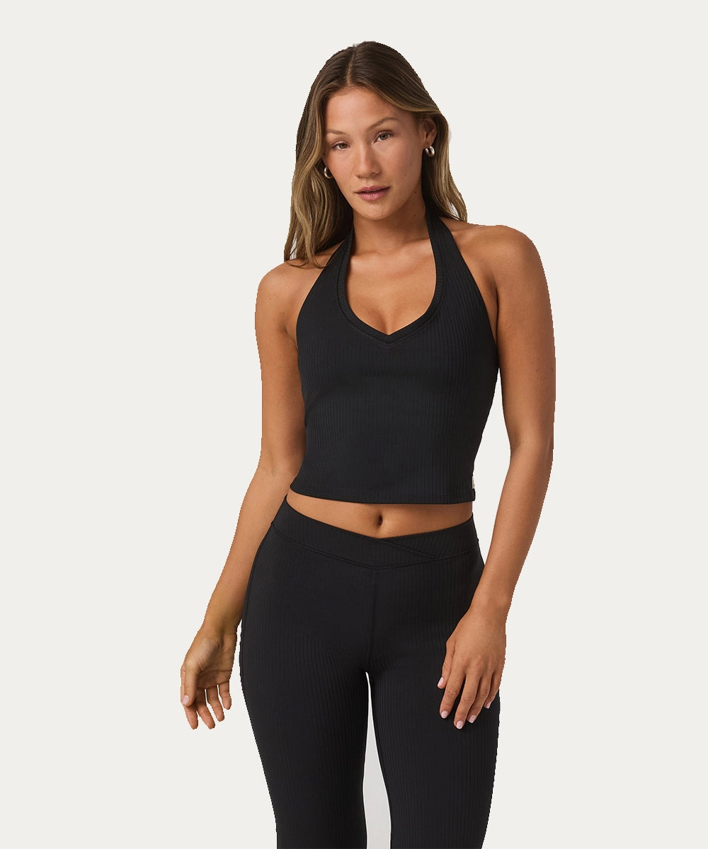 Women Halter Crop Tank
