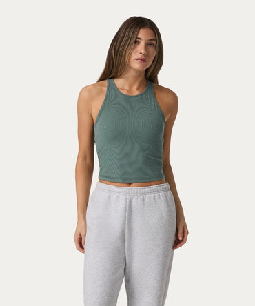 Women Fitted Crop Tank