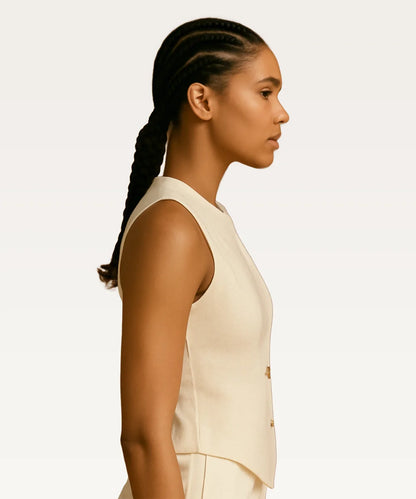Round Neck Waistcoat