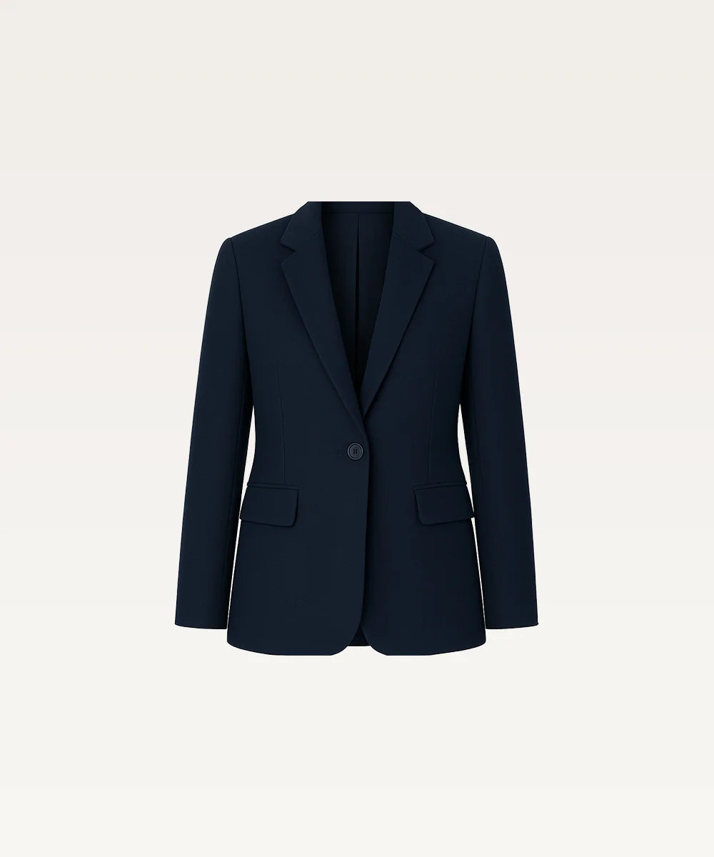 Women Black Solid Overcoat