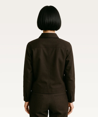 Woollen Bomber Jacket