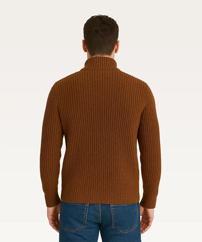 Men High Neck Sweater