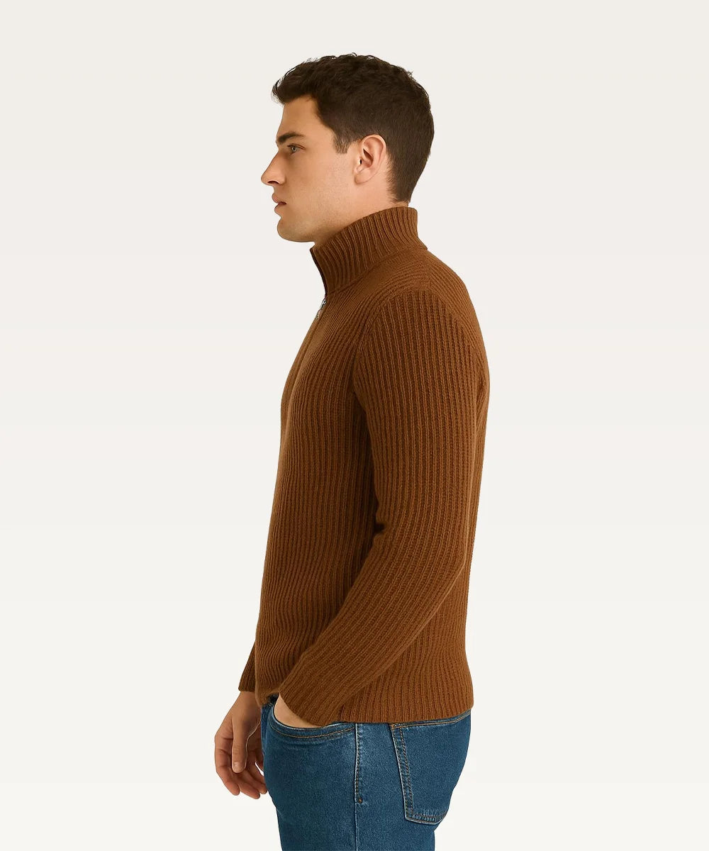 Men High Neck Sweater