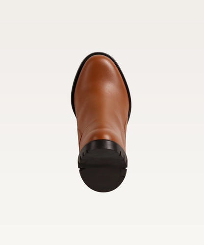 Pointed Toe Leather Boots