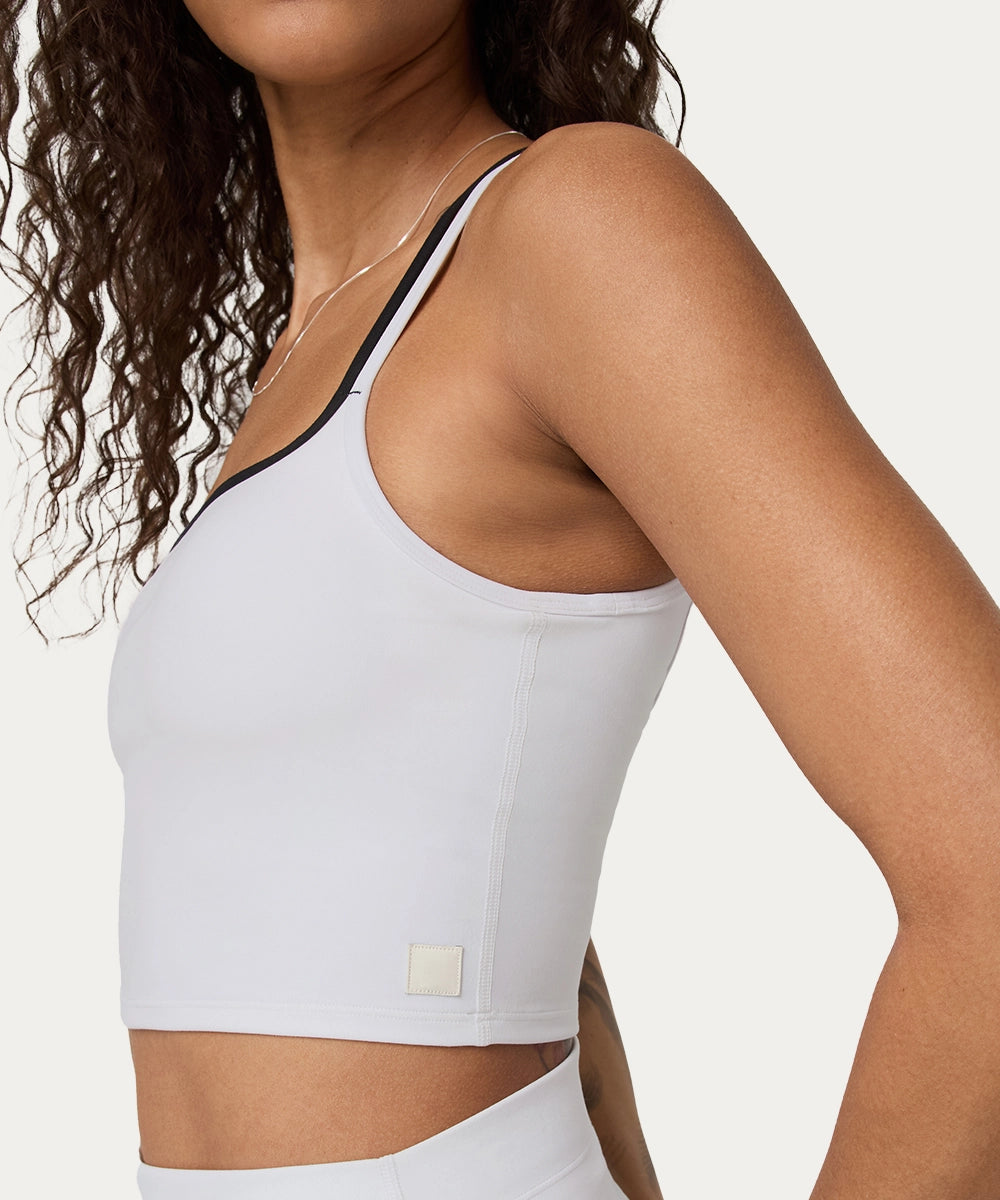 Women Strappy Crop Tank