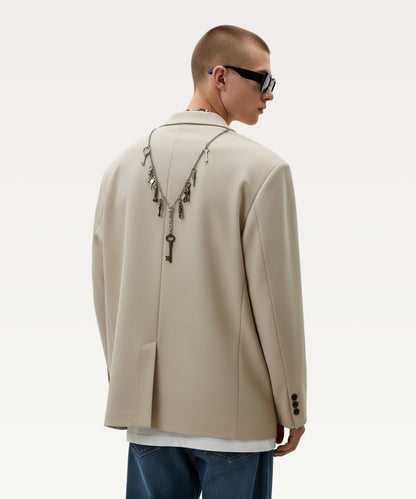 Men's Solid Overcoat