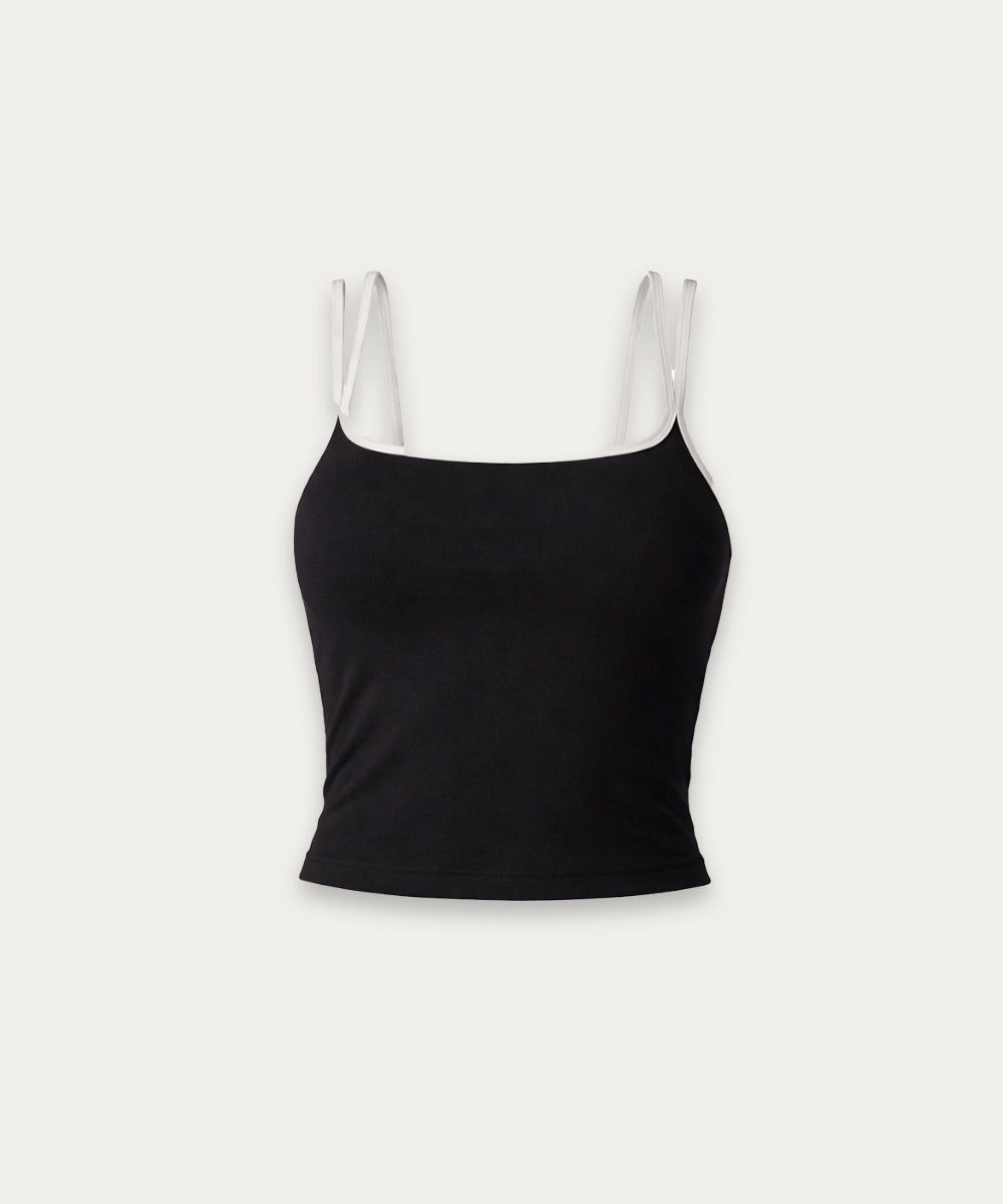Women Strappy Crop Tank