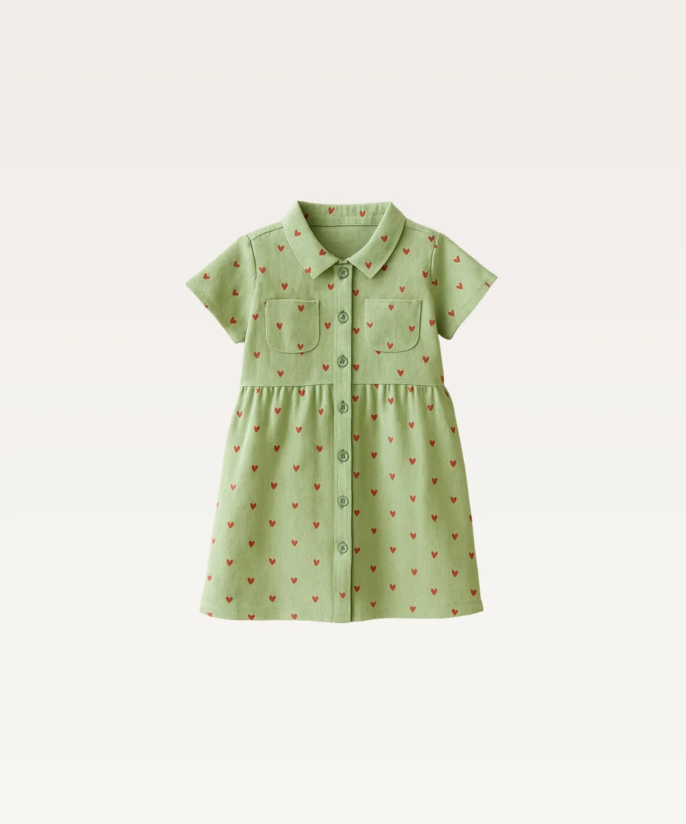 Baby Girls Printed Casual Dress