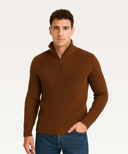Men High Neck Sweater
