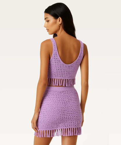 Crop Top & Skirts Co-Ords