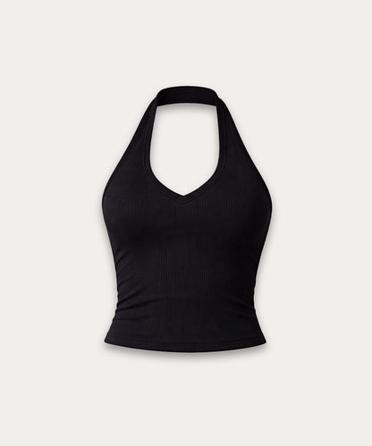 Women Halter Crop Tank