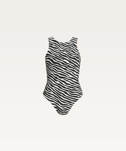 Deep V Wide Strap Swimsuit