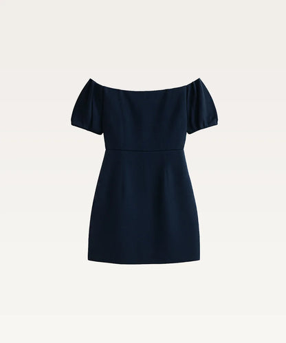 Off-Shoulder Fit & Flare Dress