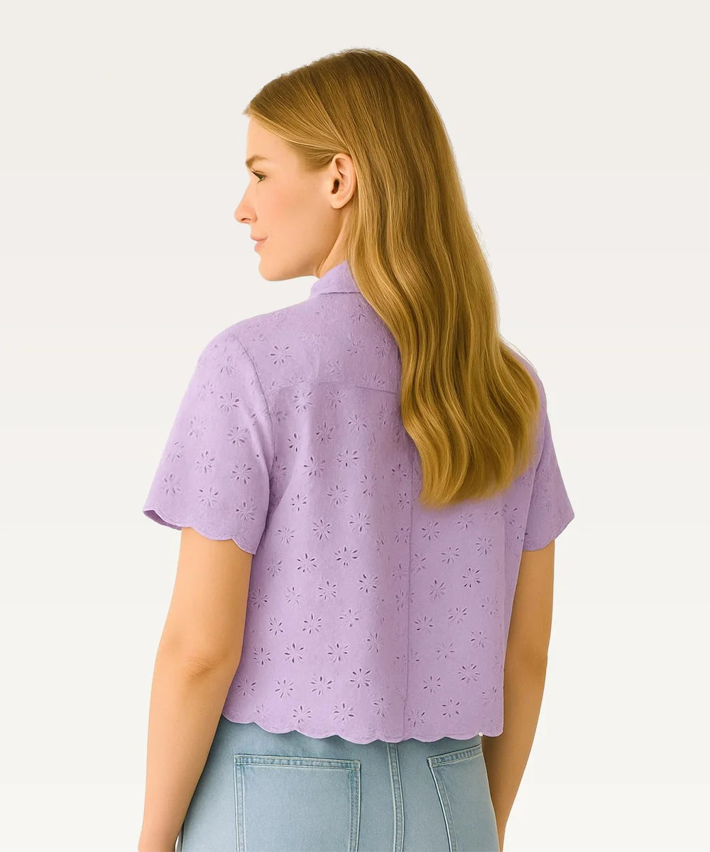 Women Embroidered Casual Shirt
